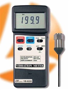 เครื่องวัดความสั่นสะเทือน [VIBRATION METER] VB-8220