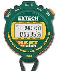 StopWatch นาฬิกาจับเวลา พร้อม เครื่องวัดอุณหภูมิ ความชื้น HW30 