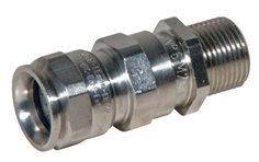 Ex-NICKEL PLATED BRASS CABLE GLAND