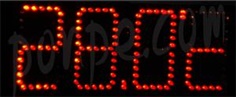 PRT-DP01 Clock and Temperature Display ป้ายแสดงเวลาและอุณหภูมิ 