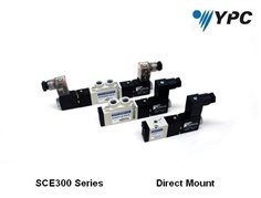 YPC- 3/2,,5/2, 5/3 Solenoid Valves  SCE300D  Series Direct Mount Type