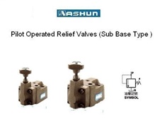 ASHUN - Pilot Operated Relief Valves ( Sub Base Type )