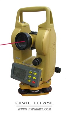 กล้องวัดมุมอิเล็กทรอนิกส์ เล็งแนวด้วยเลเซอร์ CIVIL DT05-L