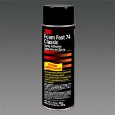 3M No.74 Foam Fast Adhesive 24Oz. กาวสเปรย์เหมาะสำหรับงานติดโฟม ผ้า หรือ ติดโฟมกับโลหะ
