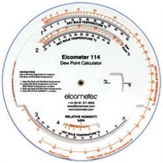 Elcometer 114 Dew point calculator