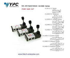  YPC-5/2 HAND VALVES ,PORT SIZE 1/4 ", HLV400  SERIES 