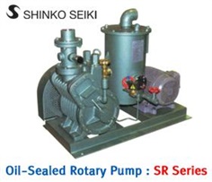 ปั๊มสุญญากาศ ปั๊มแวคคั่ม Oil-Sealed Rotary Vacuum Pumps : SR Series