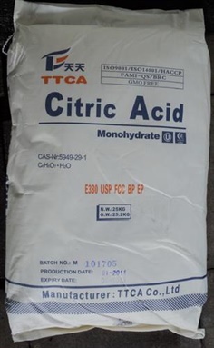 จำหน่ายกรดมะนาว , Citric Acid 
