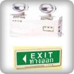 Emergency Light And Exit Sign Light (ไฟฉุกเฉิน และกล่องป้ายทางหนีไฟ)