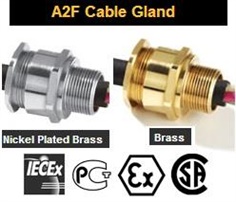 EXe Cable glands,Nickel brass explosion cable glands Zone A2F