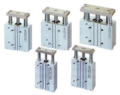 Twin guide cylinders (MCGB series)