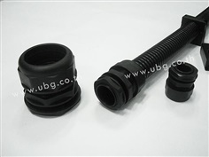 Waterproof union for plastic flexible conduit