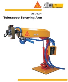 AL-302.1 ชุดแขนพ่นคอนกรีต / Robotic Spraying Arm