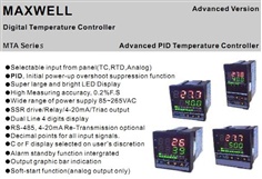 Temperature controller,control value,program step controller