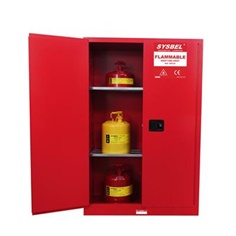 ตู้เก็บสารเคมีสันดาป(กันระเบิด) SYSBEL สีแดง