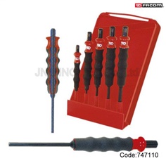 747110 Pin punch set with handle