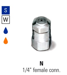 หัวฉีดสเปรย์ Fine Spray รุ่น N 1/4" female conn