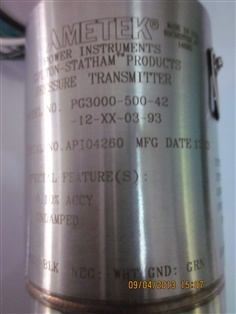 Ametex PG300 Pressure Transmitter 
