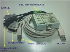 PLC Download Cable - USB to PLC OMRON 5 IN 1 (ISOLATE) รุ่น USB-OMRON 5 IN1 