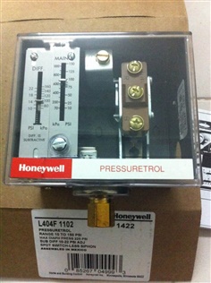 "HONEYWELL" Pressure Switch L404F1078, L404F1102, L404F1094, L404F1060 Pressuretrol Controller