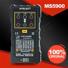 เครื่องวัดลำดับเฟส Hyelec MS5900 Motor 3-phase Rotation Indicator Meter ราคาถูก เครื่องวัดลำดับเฟส Hyelec MS5900 Motor 3-phase Rotation Indicator Meter ราคาถูก
