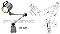 โคมไฟเครื่องจักร รุ่น VHL-500L