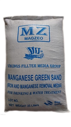 สารกรองแมงกานีสกรีนแซน (Manganese Green Sand)
