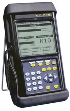 GE PT878 Portable Ultrasonic Flow Meter for Liquids เครื่องวัดอัตราการไหลของเหลวในท่อ โดยไม่ต้องตัดท่อ
