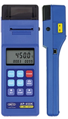 เครื่องวัดอุณหภูมิดิจิตอลแบบปริ้นเตอร์ (Type K) ANP connecto Anrtisu AP-450K 