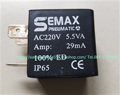 Coil 12V 24V 110V 220V "Semax" สำหรับ Solenoid valve 3/2 5/2 5/3 จาก Taiwan ส่งฟรีทั่วประเทศ