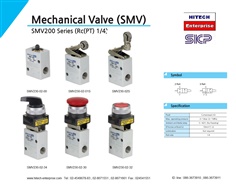 SKP- 2/2 . 3/2 Mechanical Valve  1/4 "SMV220 , SMV230 Series 