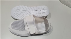 ESD Velcro Mesh Shoes (PVC Upper + SPU Sole) White Color (06034-W)