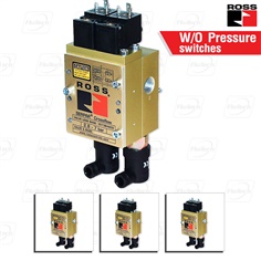 Double Valves with or w/o Pressure Switches, Ports 1/4 to 3/4
