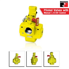 Piloted Valves with Manual L-O-X? Control