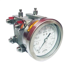 WINTERS  PDD  DOUBLE DIAPHRAGM DIFFERENTIAL PRESSURE GAUGE
