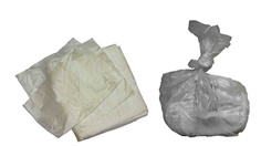 Gray Disposal Waste Bag 
