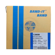 BAND-IT สายรัดสแตนเลส 20699 width 3/4" Thick 0.030"