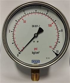 Wika Pressure Gauge 6" (0-10kg)