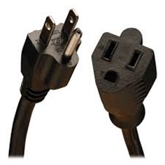 AC Power Cords (CORD 16AWG NEMA5-15P - 5-15R 1 ')