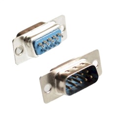 DB9 D-sub Connector 9 Pin RS232 Serial Port Connector Male Solder Type