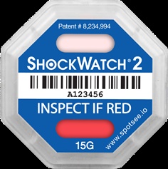 Impact indicator ShockWatch RFID Impact Damage Indicator Tag