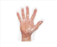 ถุงมือพลาสติก (PE Gloves) พลาสติกไฮเดน HDPE เกรด A