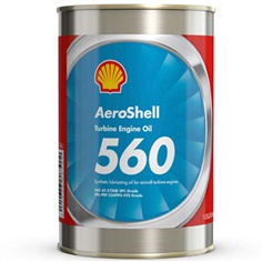  AeroShell, 560, Turbine Oil, Synthetic Turbine Engine Oil น้ำมันเครื่อง