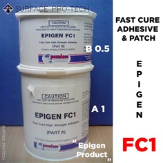  Epigen FC1 Fast Cure Adhesive & Patch  กาวอีพ๊อกซี่ (A+B) ยึดติดวัสดุได้ทุกชนิด-แห้งเร็ว อีพ็อกซี่ปรับซ่อมพื้นผิวโลหะ 