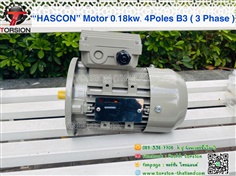 HASCON Motor 0.18kw.(0.25HP) 4P B5 3Phase