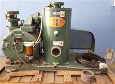 ปั๊มสุญญากาศ vacuum pump ยี่ห้อ OP รุ่น RV10 แวคคั่มระบบโรตารี่เวน (Rotary Vane) ใช้น้ำมัน