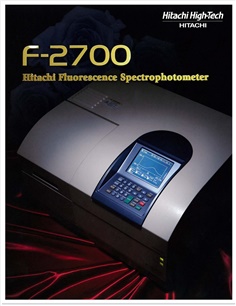 เครื่อง Fluorescence Spectrophotometer รุ่น F-2700 ยี่ห้อ HITACHI ประเทศญี่ปุ่น