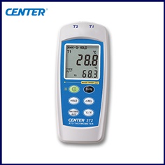 CENTER 372 เครื่องวัดอุณหภูมิ RTD (Dual Input RTD Thermometer (Water Proof)
