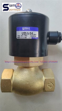 US-40-24DC Solenoid valve 2/2 Size 1-1/2" แรงดันสูง และ ทนความร้อน ไฟ 24DC แบบ NC Pressure 0.5-15 bar Temp -5-185C ใช้กับ น้ำ ลม น้ำมัน ส่งฟรีทั่วประเทศ
