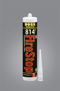 BOSS 814 Fire Stop Sealant  วัสดุยาแนวอะคริลิคป้องกันไฟลาม เนื้อสีแดง